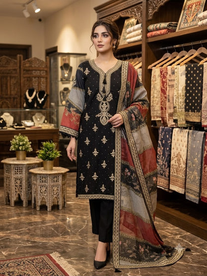 ✨ THIS FESTIVAL SEASON WEAR OUR BEAUTIFUL PAKISTANI SUIT TOP WITH EMBROIDERED WORKED,PANT AND DUPATTA ✨