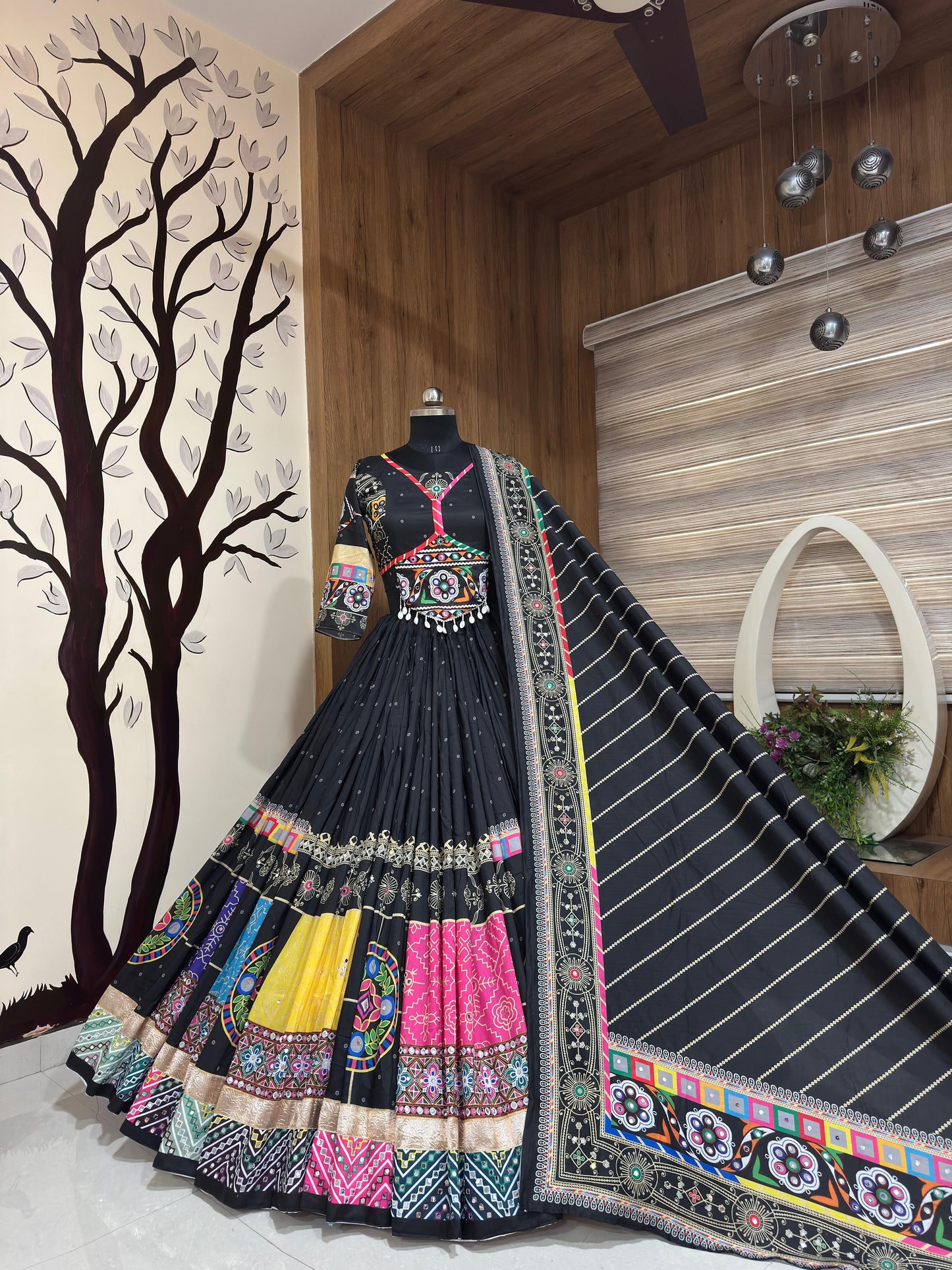 NAVRATRI 2026 SUPERB  QUALITY DESIGNER PRINTED LAHENGA CHOLI