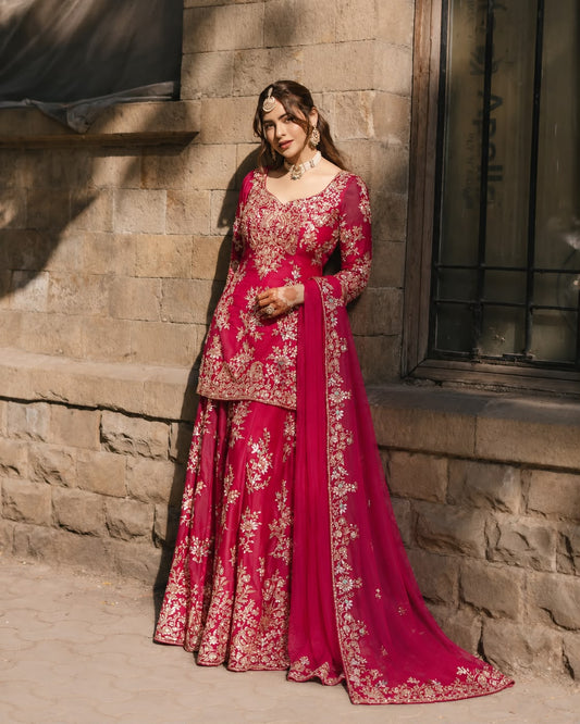 BEAUTY OF YOUR WARDROBE WITH THIS NEWLY LAUNCHED KURTI , PLAZZO & DUPATTA SET