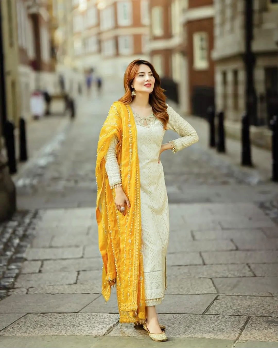 Đěsigner Party Wear Look Heavy Faux Georgette Top Bottom & Dupatta Set