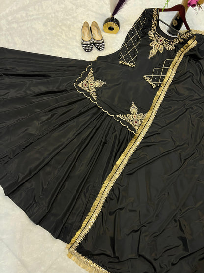 PARTY WEAR TOP AND Lehenga . WITH FANCY DUPPATA AND EMBROIDERY WORK