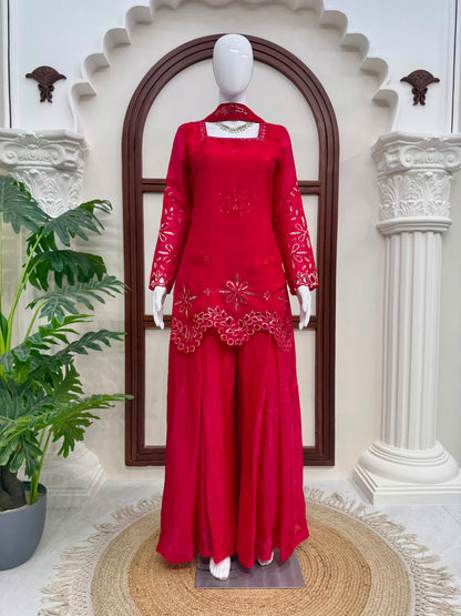 Step into effortless charm with our exclusive 3-piece set – crafted for comfort, stitched with grace.
