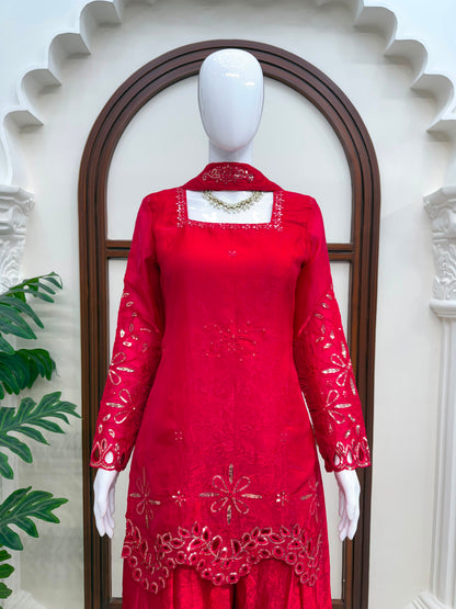 Step into effortless charm with our exclusive 3-piece set – crafted for comfort, stitched with grace.