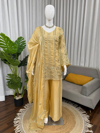 Designer Palzoo Set – Elegant Ethnic Wear ✨ 🎀 Crafted in Classy Tones with Premium Fabric & Detailing