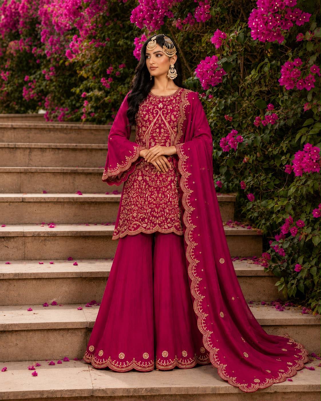 ENHANCE THE BEAUTY OF YOUR WARDROBE WITH THIS NEWLY LAUNCHED KURTI & PLAZZO SET