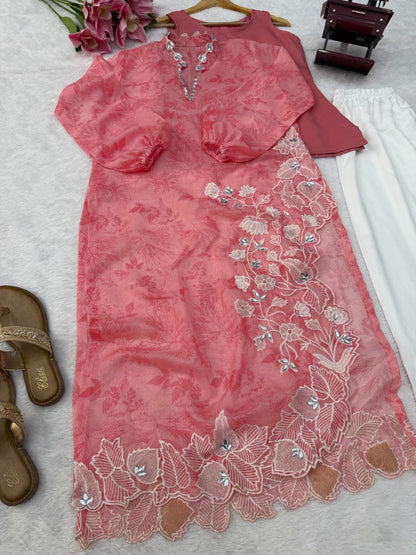 Step into effortless charm with our exclusive 3-piece set – crafted for comfort, stitched with grace.